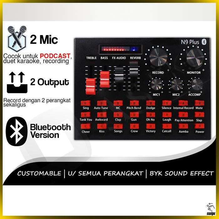 Soundcard V8s Taffware / Sound Effects / Mic Condenser