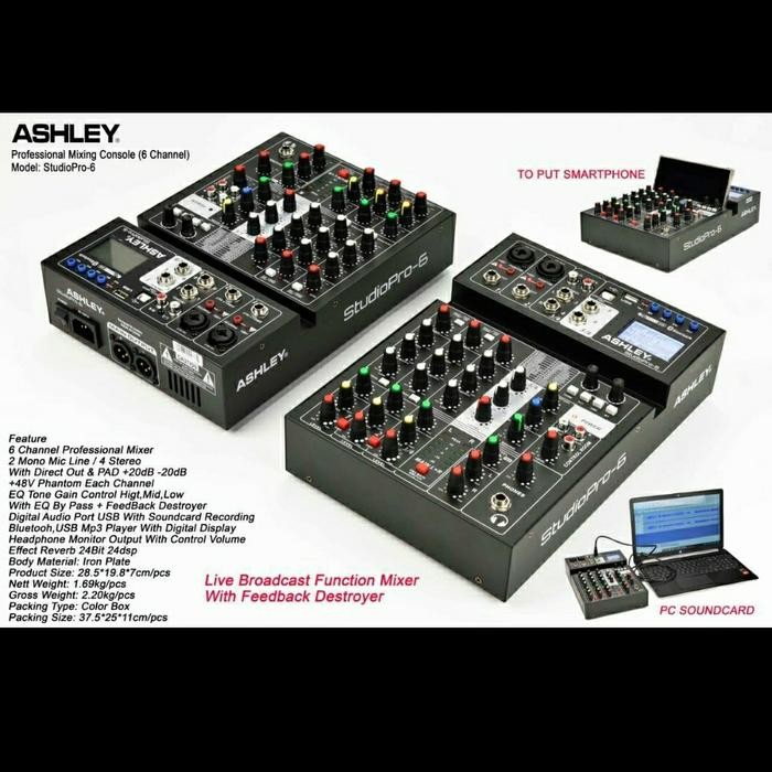Mixer Audio Ashley StudioPro6/Studio Pro6 New