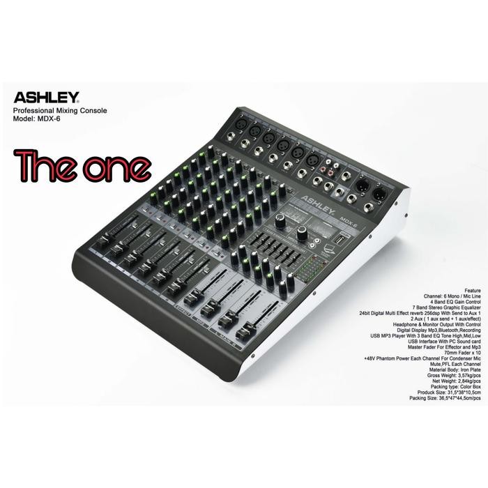 mixer audio ashley MDX 6 / MDX6