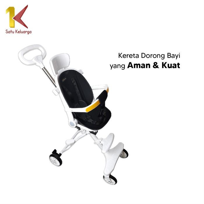 SK C772 Kereta Dorong Bayi Lipat Dua Arah Stroller Dorong Bayi Dengan Atap Kursi Dorongan Bayi
