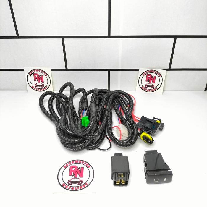 Kabel Set Relay Lampu Foglamp Mobil Universal Semua Mobil Car