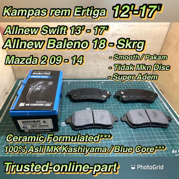 Kampas Rem Depan Ertiga 100% Asli Mk Khasiyama