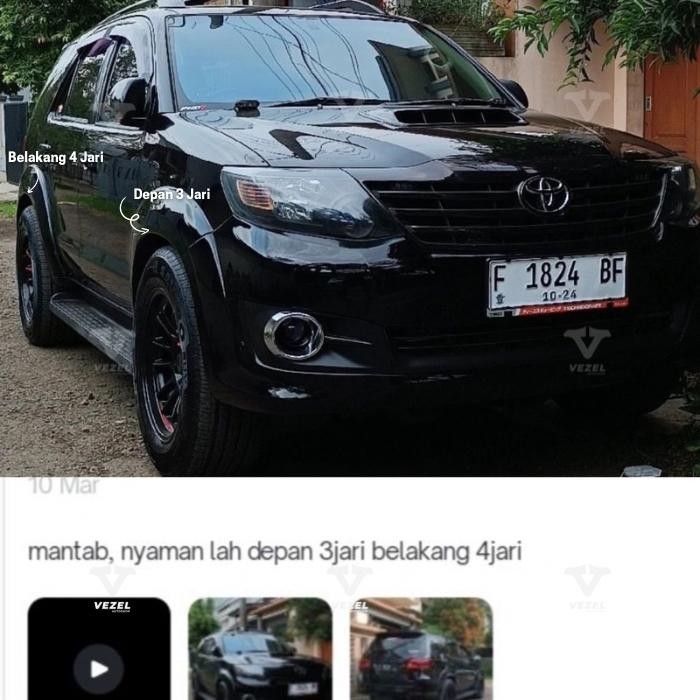 Lowering Kit Fortuner VNT VRZ Bensin/Diesel Per Empuk Per Ceper Per Custom Vezel Garage