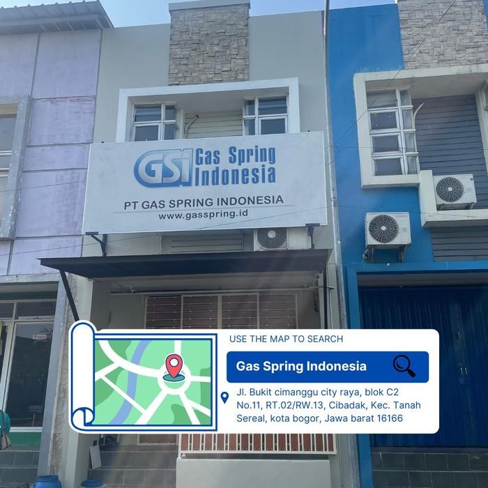 Shock bagasi belakang Datsun Go per set