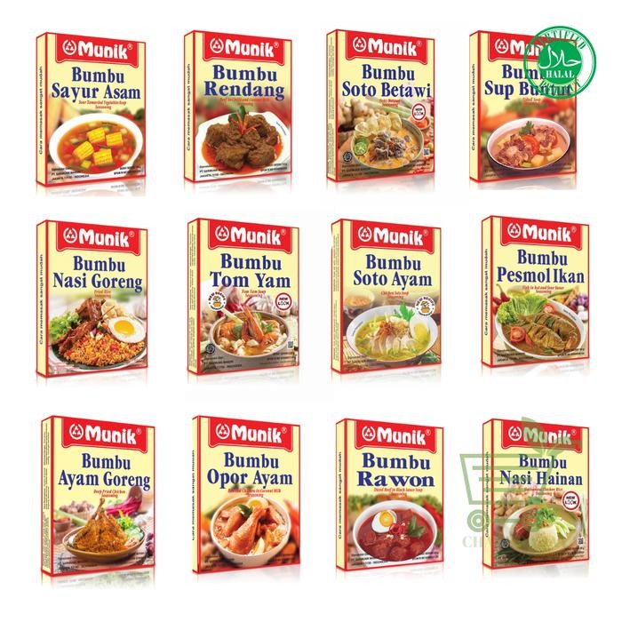 

New Bumbu Munik Nasi Goreng Hainan Kuning Ayam Rendang Panggang Soto