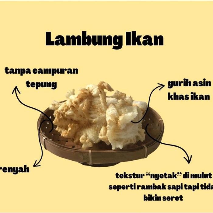 

New (Oleh Oleh Surabaya) Kerupuk Lambung Ikan Enak dan Gurih 250gr