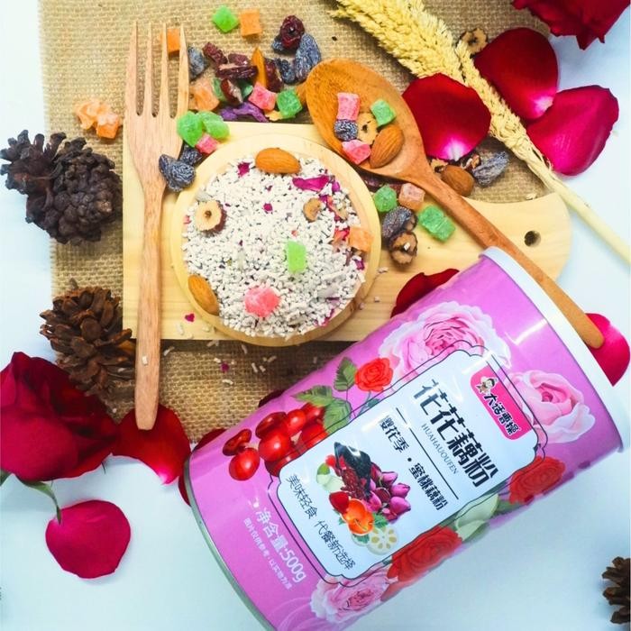 

New OUFEN AKAR TERATAI EXTRA BUAH-BUAHAN DAN MAWAR halal dan mengenyangkan