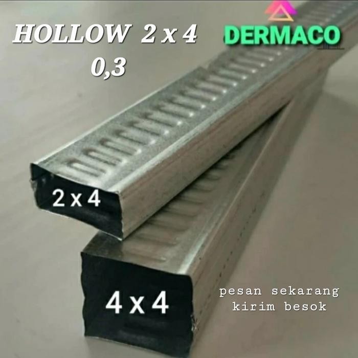 HOLO 2x4 0,3mm THM / HOLLOW RANGKA PLAFON / HOLLOW RANGKA GYPSUM *