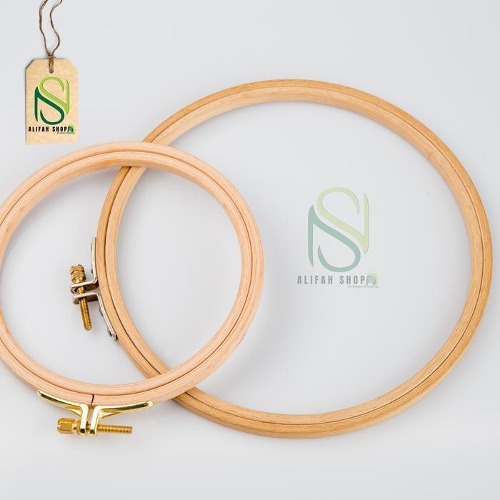 Bidangan kayu/hoop art/ midangan sulam *