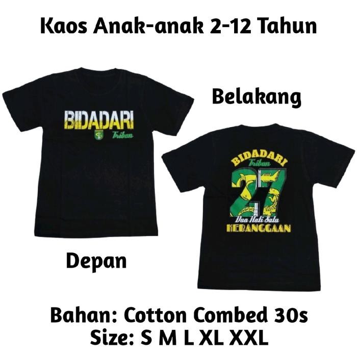 Kaos Anak-anak Persebaya Bidadari *