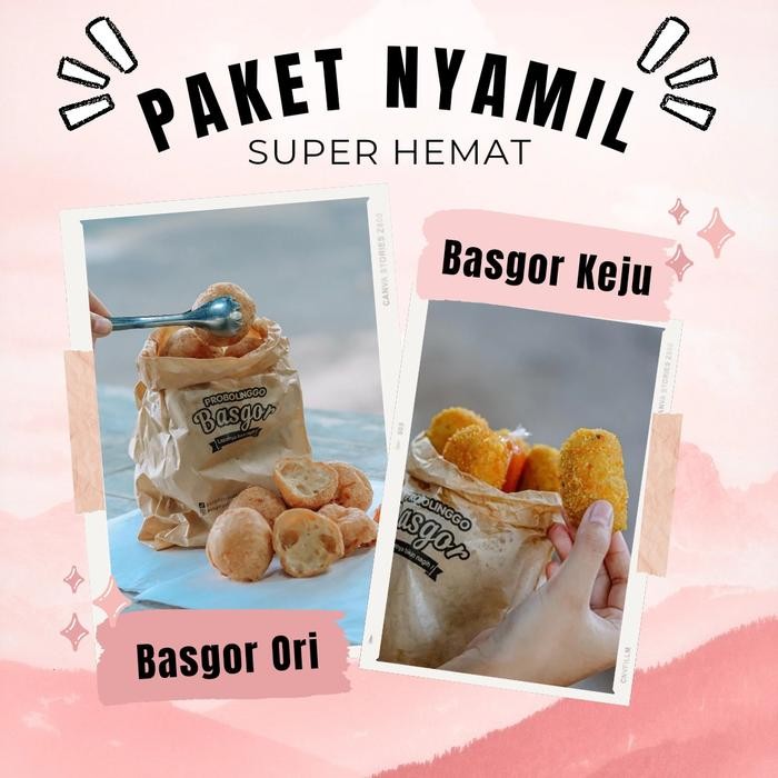 

ASLI [PAKET NYAMIL HEMAT] Basgor & Basgor Keju, Makanan Instan, Halal, Khas BASGOR PROBOLINGGO Food