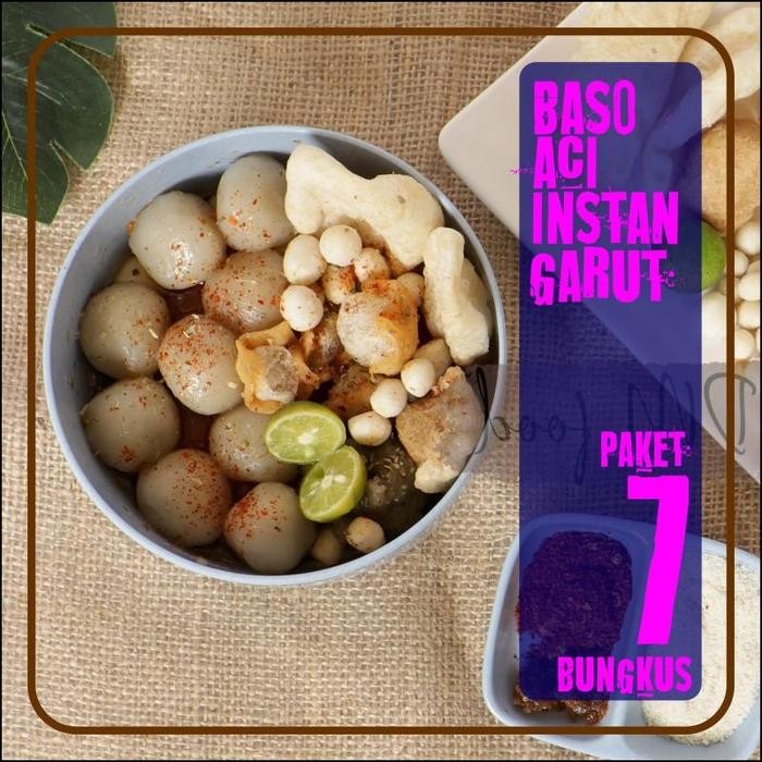 

ASLI Paket 7 Bungkus Baso Aci Instan Khas Garut Pedas dari Jdmfood - Makanan READY STOCK