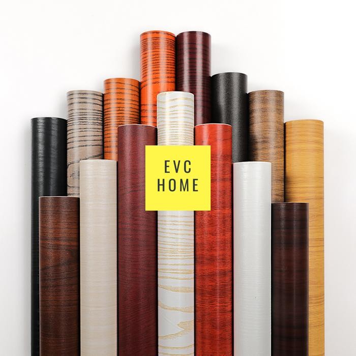 EVCHOME 60CM x 3M Wallpaper Sticker Lemari/HPL Sticker Lemari Serba Guna/Wallpaper Dinding Serat