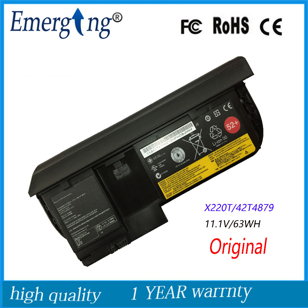 11.1V  63Wh Original New Laptop Battery for  Lenovo Thinkpad X220T  42T4879 42T4881 45N1096 45N1098 