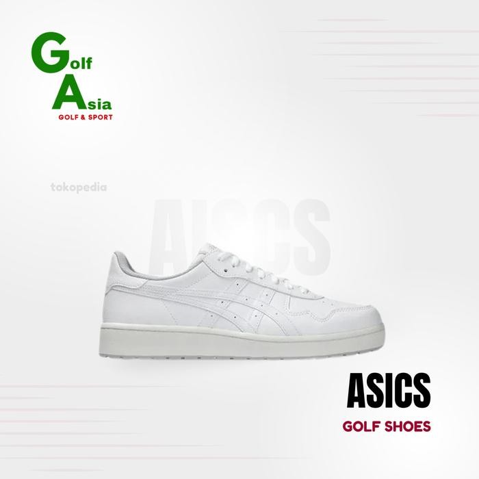 SEPATU GOLF ASICS JAPAN S MEN'S WHITE NEW - ORIGINAL