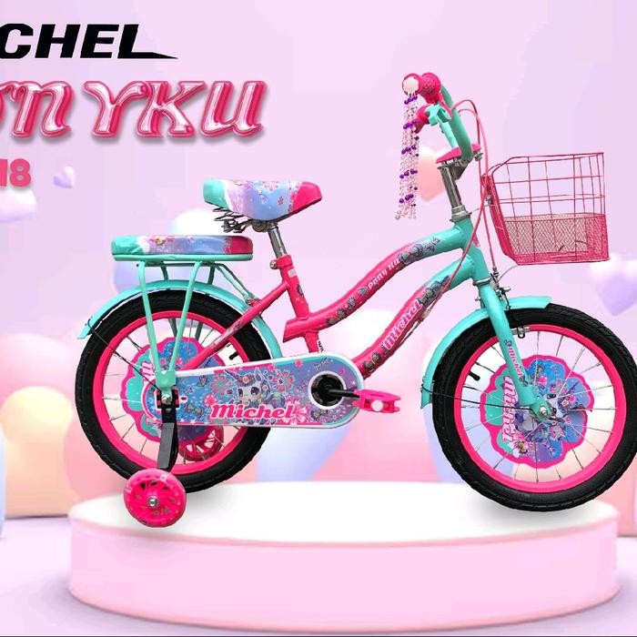Sepeda Anak Cewek Ukuran 18 Inch/Sepeda Anak Umur 7-8 Tahun Toys