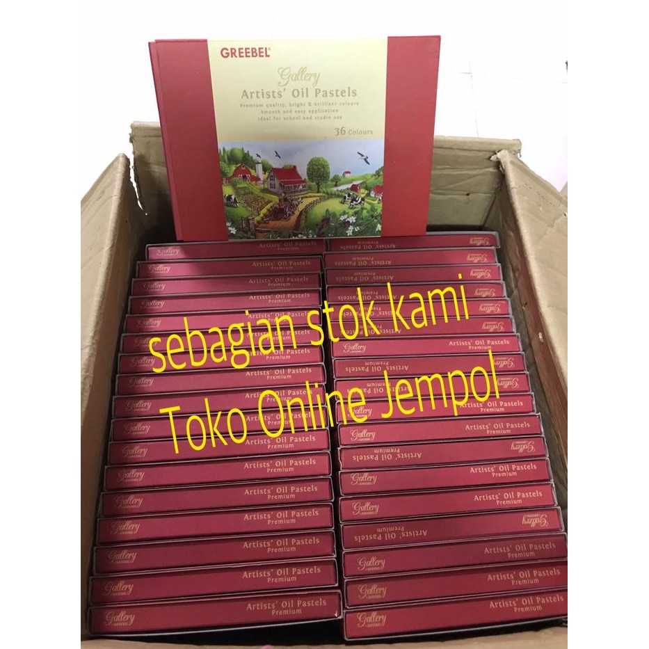 

Atk0036 36Warna Greebel Artists Oil Pastels Crayon Krayon Colors Alat