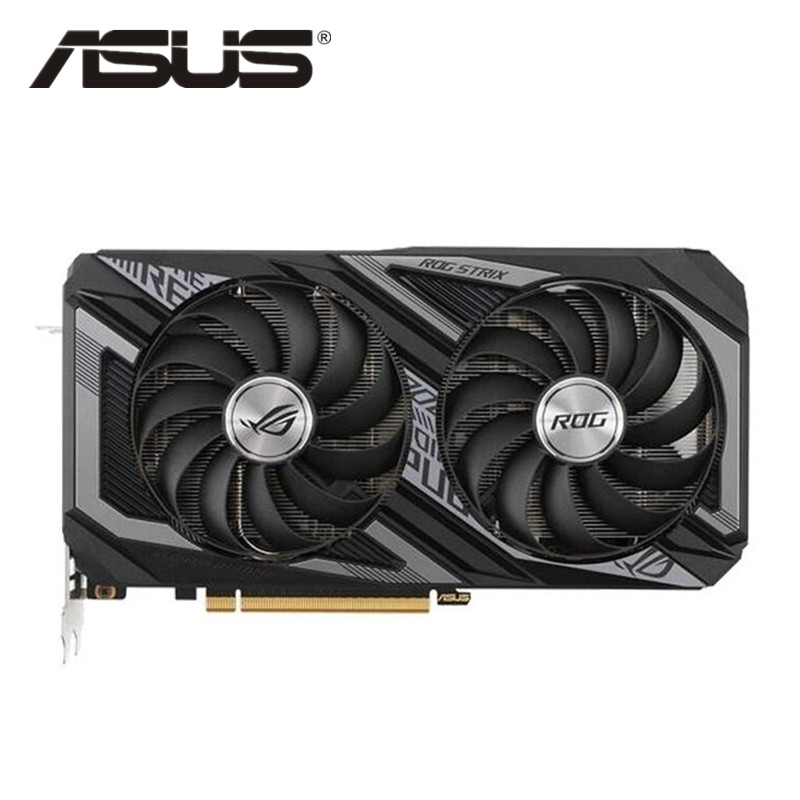 Original Asus RX 6600 XT 6600XT 8GB RX6600 Graphics Cards AMD GPU Radeon RX6600XT Gaming ROG Video