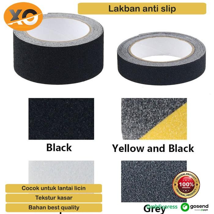 Lakban Sticker Anti Slip Lantai Tangga Stiker Tape Safety Grip Premium