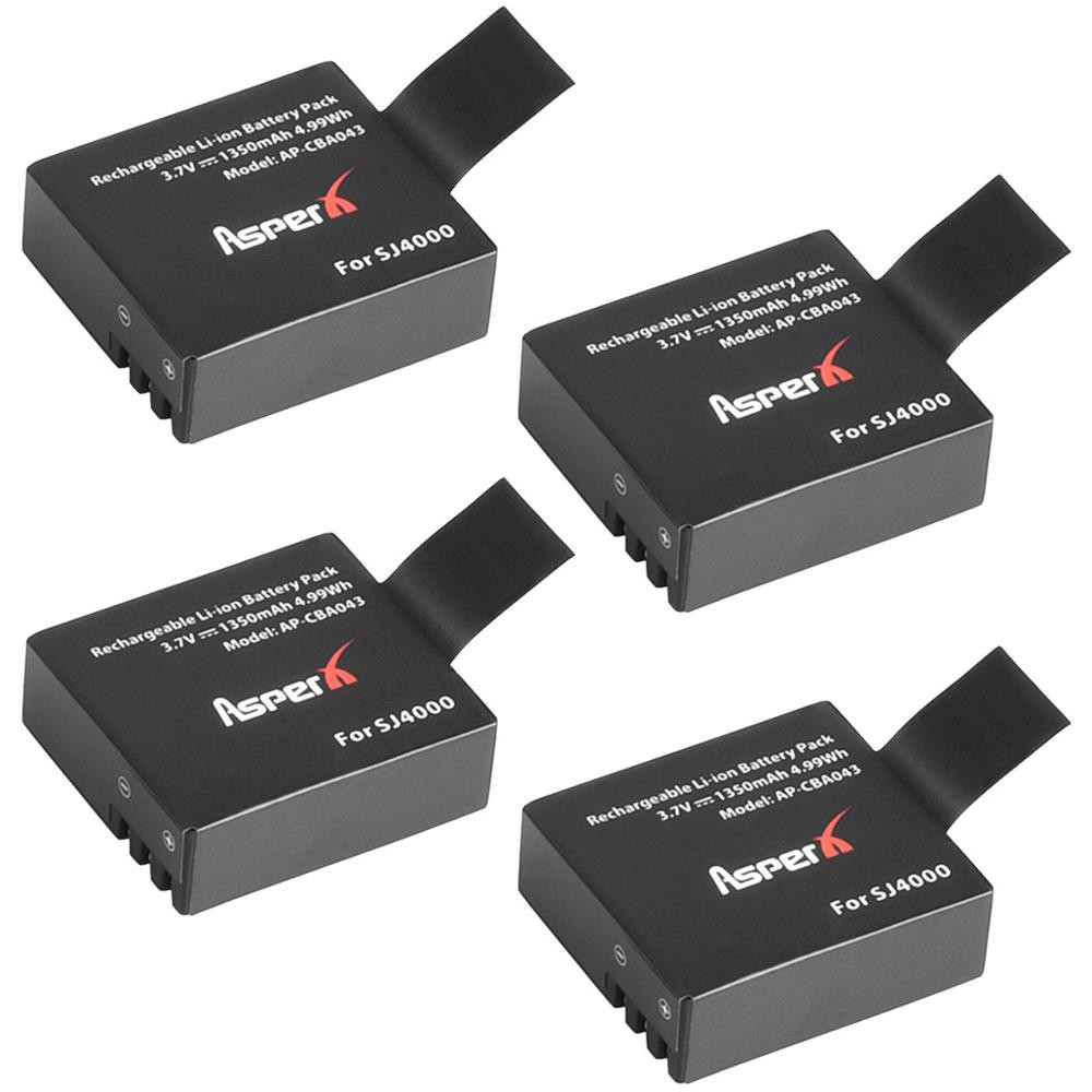 1350mAh SJ4000 Battery Bateria for SJCAM SJ5000 SJ6000 Sj7000 SJ8000