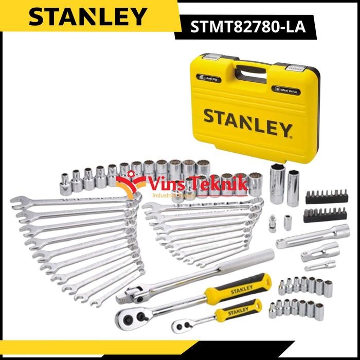 Kunci Ring Pas Set Kunci Shock Set Shocket Set 79Pcs STANLEY STMT82780-LA