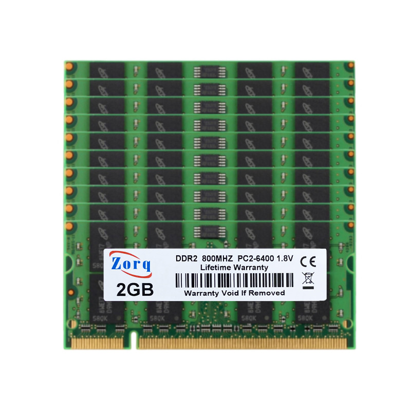 10/30/50PCS DDR2 2GB 4GB 667MHZ 800MHZ SODIMM RAM PC2-5300 PC2-6400 CL5 200-Pin Non-ECC Unbuffered N