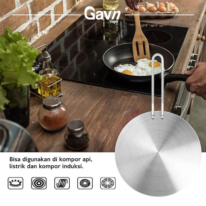 Induction Adapter Plate Plat Konverter Kompor Induksi Penghantar Panas