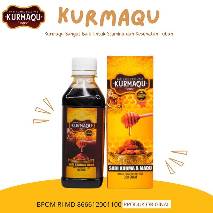 

Sale [Mutu Original] Kurmaqu Madu Sari Kurma Original Isi 350Gr Botol Bahan Honey Syrup Sirup