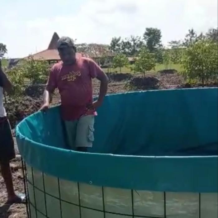 Kolam Terpal Bulat Ukuran Diameter 2 meter