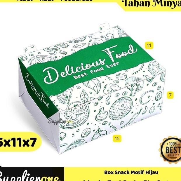 bt dus snack 15x11x7 / dus kue / dus cemilan / box kemasan makanan