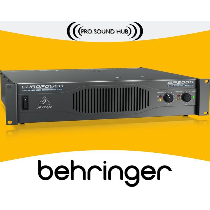 Ready Stock Behringer Ep2000 Ep-2000 Ep 2000-Watt Stereo Power Amplifier 2 Channel