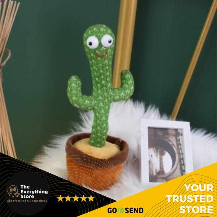 BONEKA KAKTUS BICARA - DANCING CACTUS TOY (BISA BICARA)