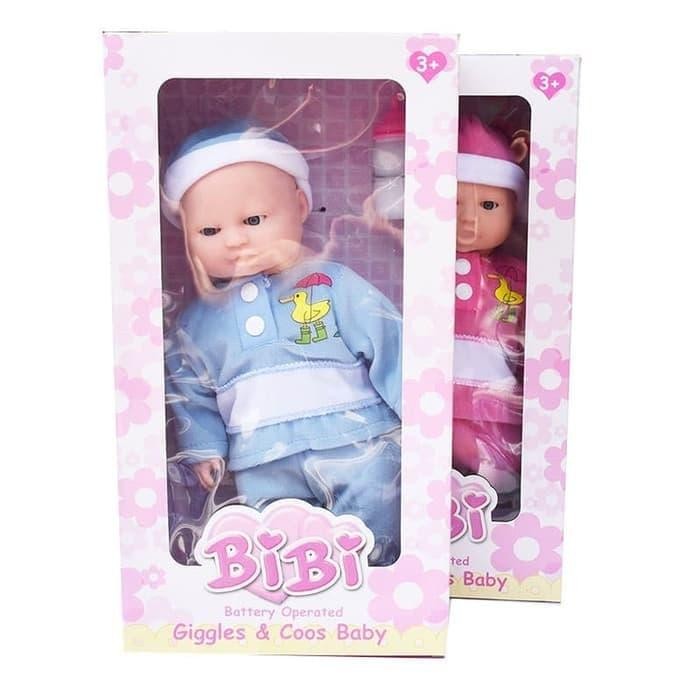 MAINAN BONEKA BIBI EKSPRESI BIBI GIGLES BAHAN KARET BONEKA BAYI