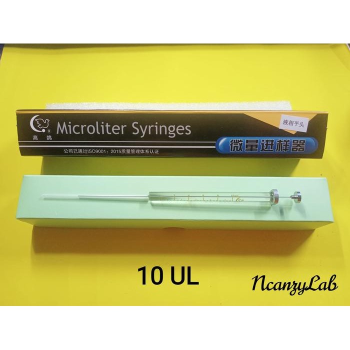 Syringe Injector Glass Mikroliter 0,01 Ml ( 10 Ul)