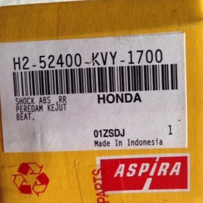 Shock Belakang Honda Beat Carbu Aspira Astra . Original