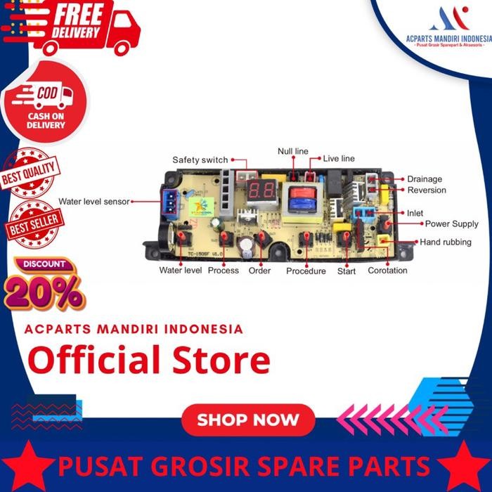 Electrolux Ewt7078K6Wa 7.0Kg, Modul Pcb Mesin Cuci Top Loading