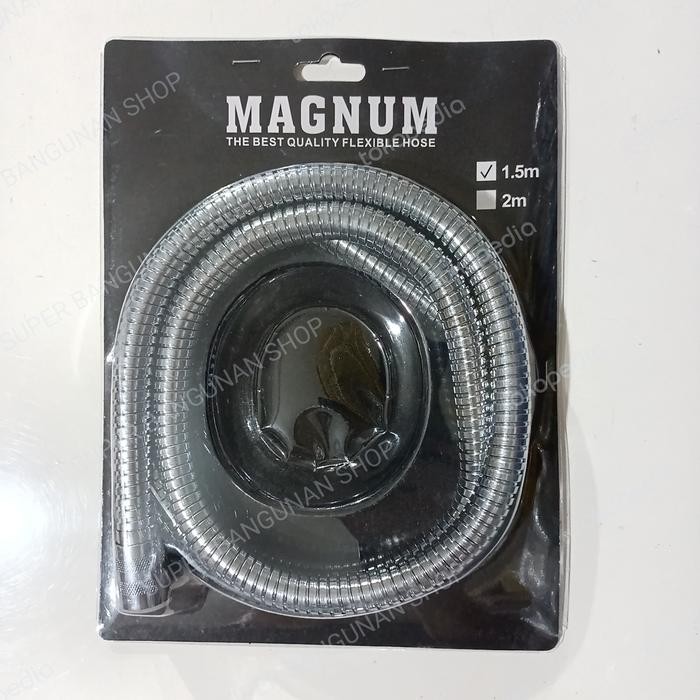FLEXIBLE HOSE SHOWER STAINLESS 1,5MTR DIAMETER 17MM