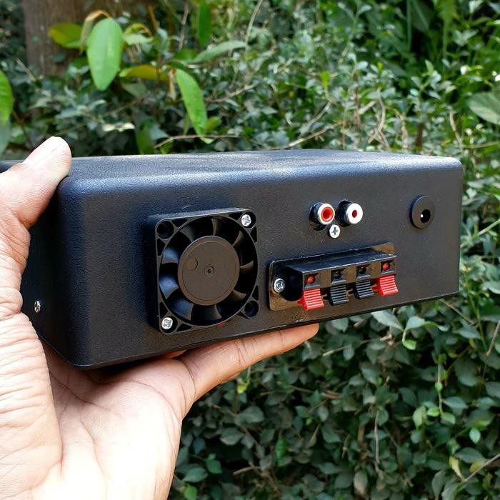 POWER MINI AMPLIFIER 12 VOLT CLASS D DOUBLE CHANNEL KARAOKE *