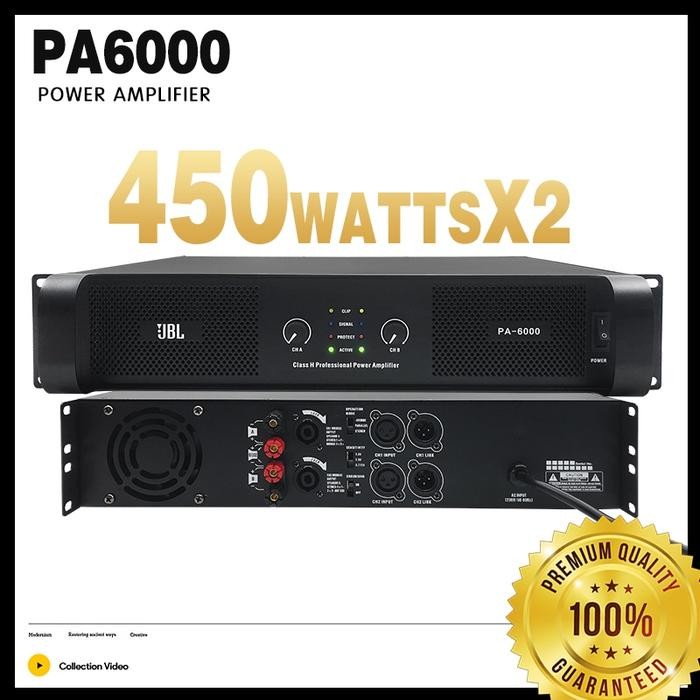 Power Amplifier JBL PA6 Stereo Power Amplifier Two-channel power *