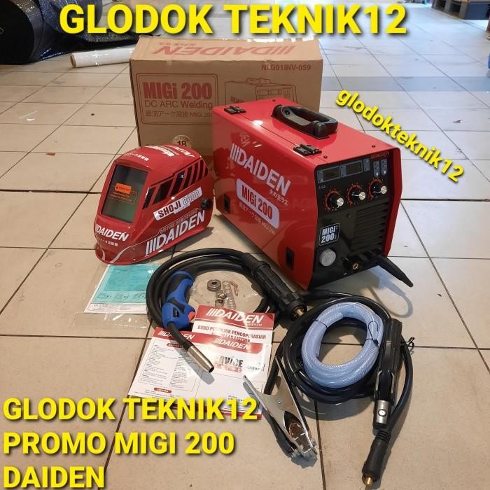 BIG  MESIN LAS DAIDEN MIGI 200 TRAFOLAS DAIDEN MIG 200 INVERTER LAS DAIDEN *