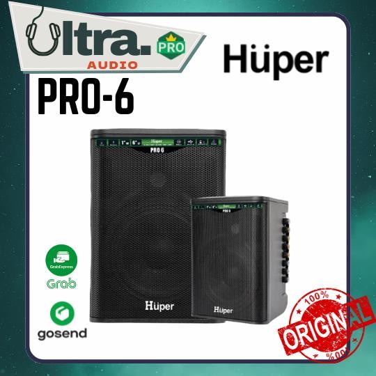 HUPER PRO6 Speaker Portable Huper 6.5" Huper Pro-6 GARANSI RESMI 1 TAHUN *