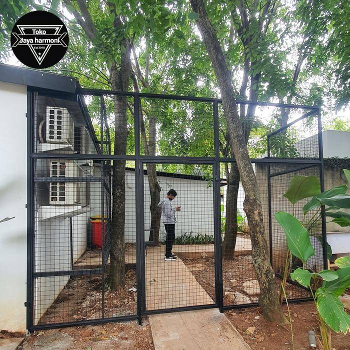 Kerangkeng Besi Antimaling Kawat Ram Galvanis / Pagar Antimaling Ram *
