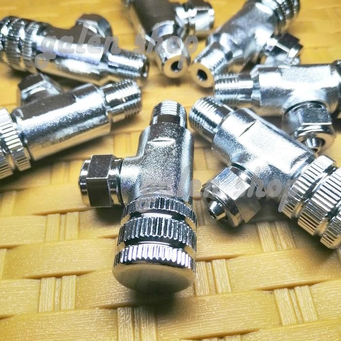 KRAN CO2 DIY BESI STAINLES (NEEDLE VALVE) AQUASCAPE