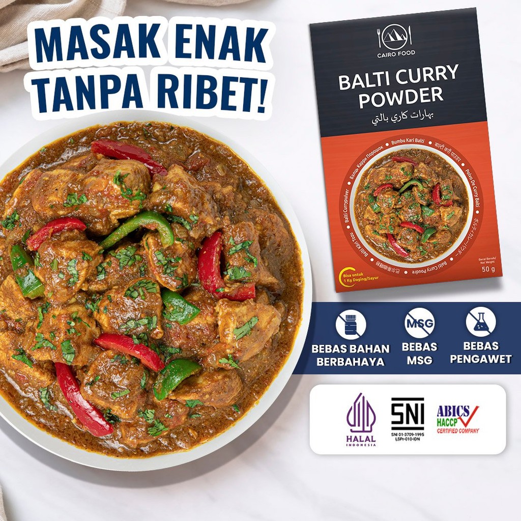 

Bumbu Kari Balti Sehat - Cairo Food