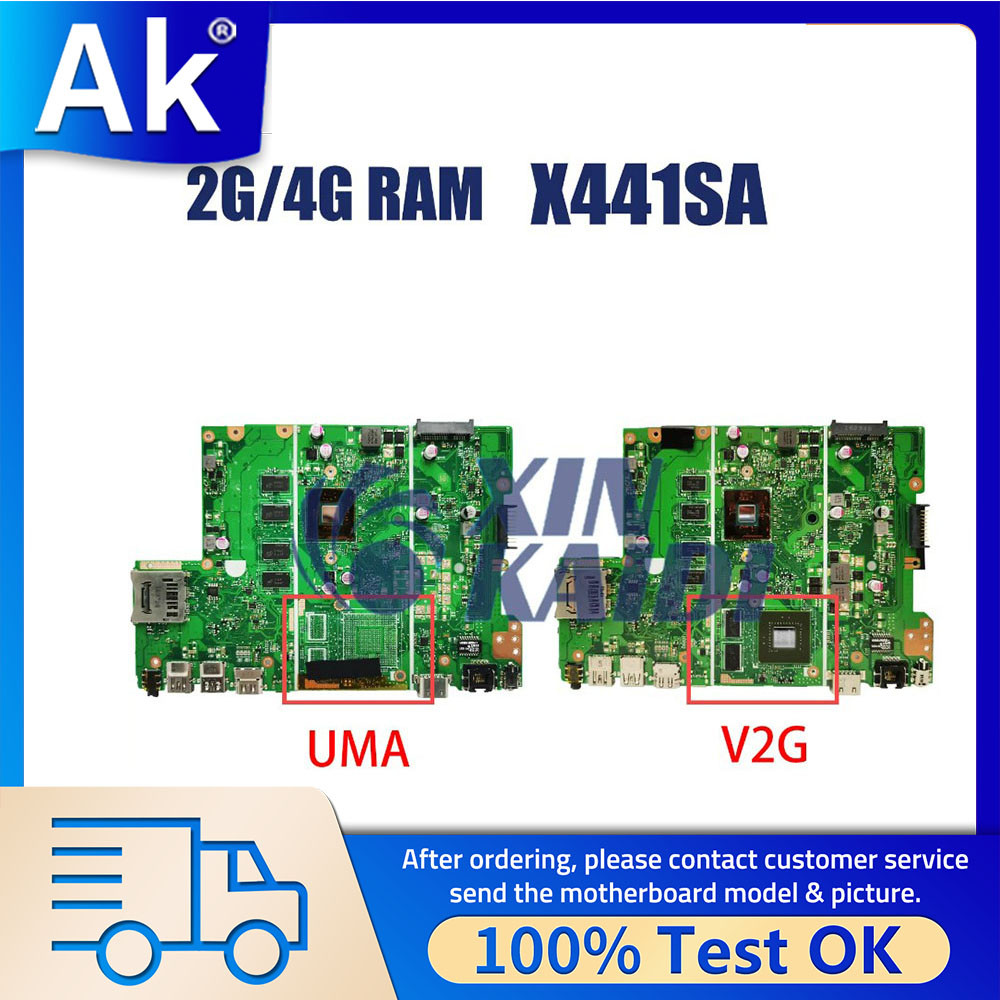 Notebook Mainboard For ASUS X441 X441SA X441S X441SC F441S A441S A441SC A441SA Laptop Motherboard Wi