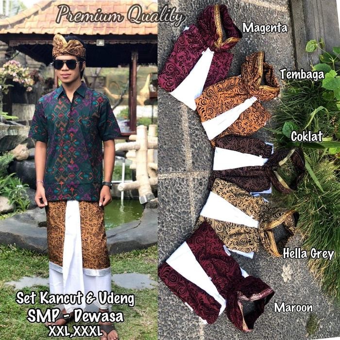 (Expert) Kamen saput pakaian adat bali pria sudah jadi