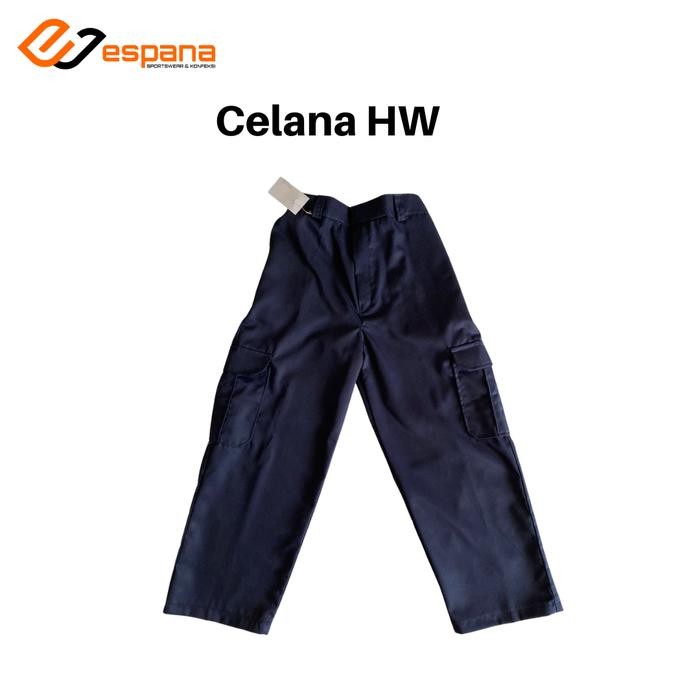 (Expert) Celana Sragam HW SD Putra dan Putri / Hizbul Wathon / Muhammadiyah/ HW/ biru dongker /