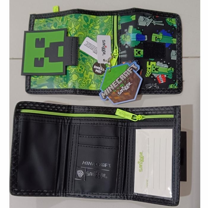 Terbaru Dompet Smiggle Ori/ Smiggle Wallet Minecraft / Kado
