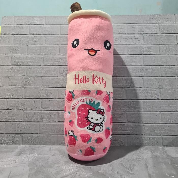 boneka boba bantal guling boba fruity - guling boba buah halus lembut
