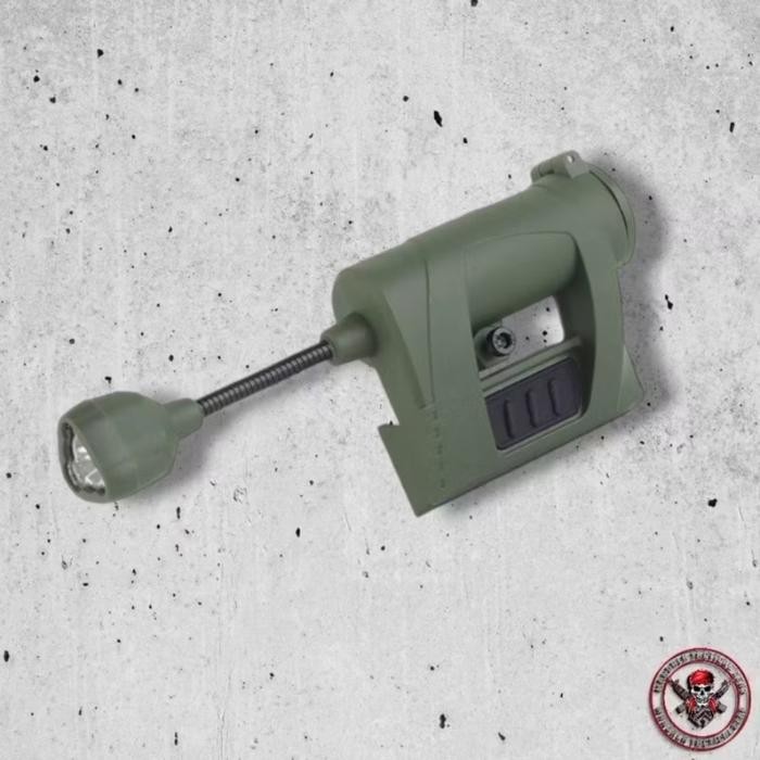 New Senter Helm Tactical / Helmet Light Mpls Charge Helmet Lamp 4 Mode Green Red Ir Laser Helmet